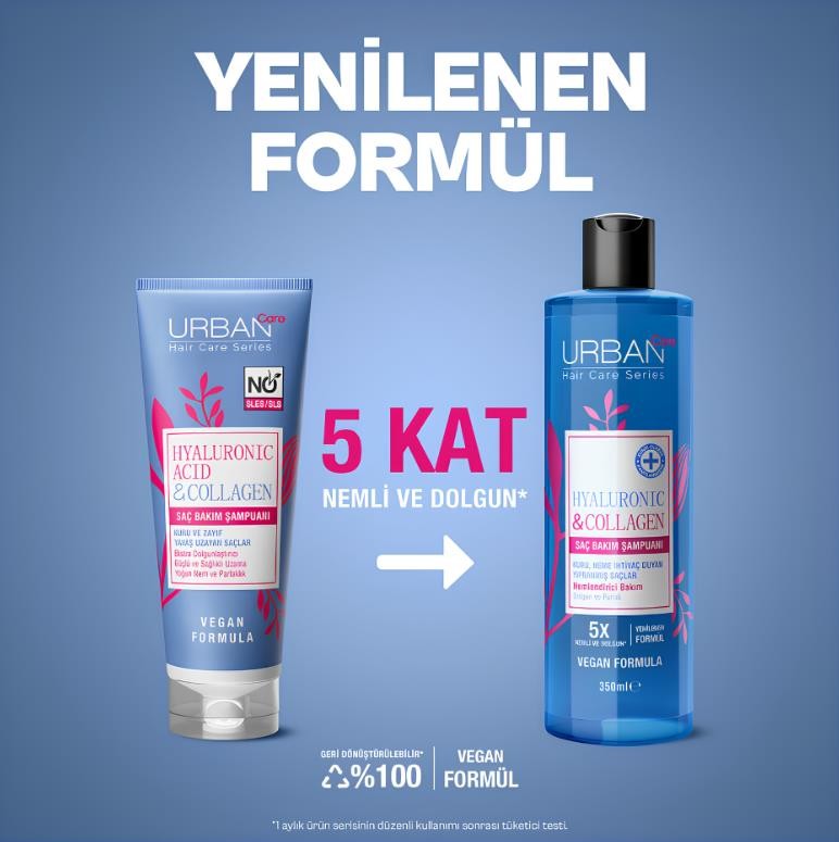 Urban Care Hyaluronic & Collagen Saç Bakım Şampuanı 350 ml
