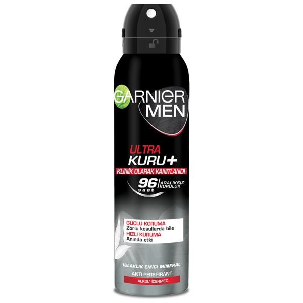 Garnier Men Ultra Kuru Aerosol Deodorant 150 ml