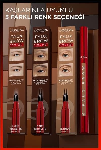 L'Oréal Paris Infaillible Faux Brow Ultra İnce Uçlu Kaş Kalemi - Dark Brunette