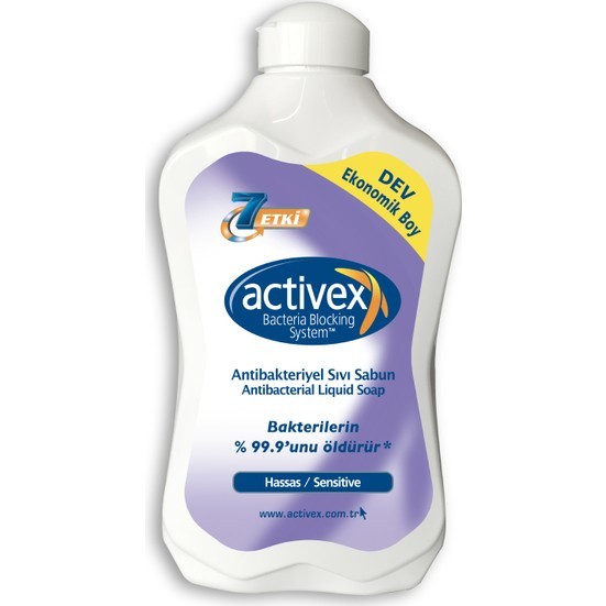 Activex Antibakteriyel Sıvı Sabun Hassas 1.5 Lt