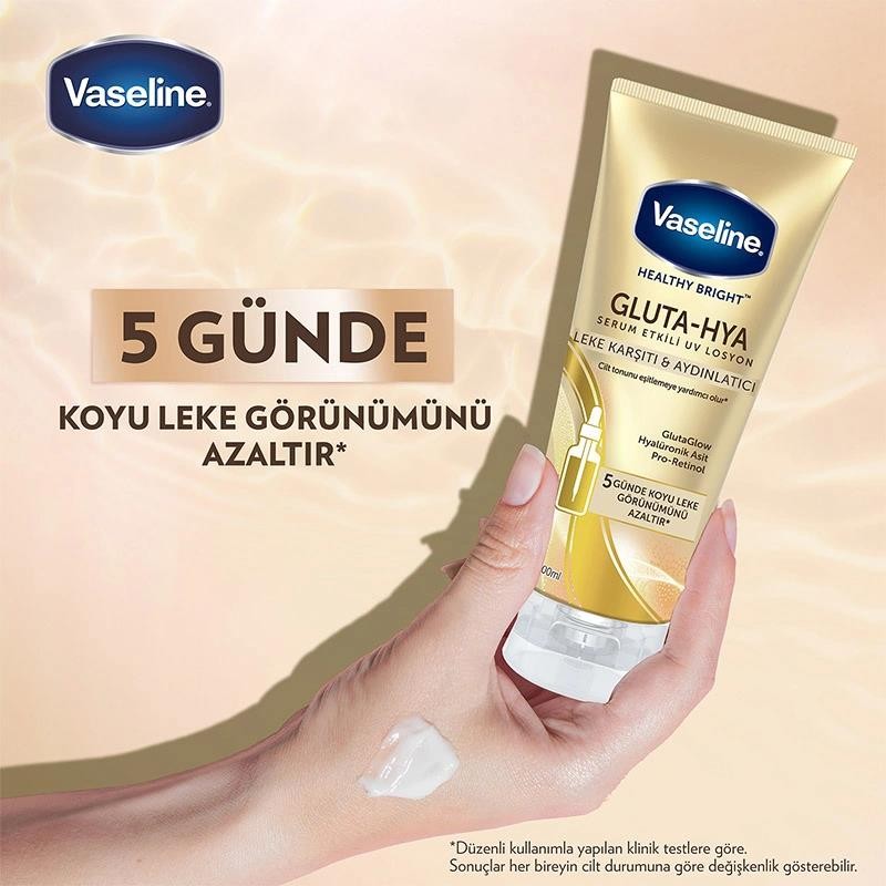 Vaseline Gluta-Hya Serum Etkili UV Vücut Losyonu 200 ml 