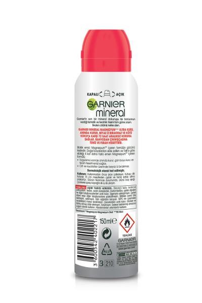 Garnier Mineral Magnezyum Ultra Kuru Kadın Sprey Deodorant 150 ml