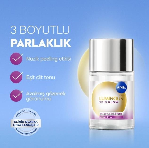 Nivea Luminous 630 Skin Glow - Tonik 100 ml