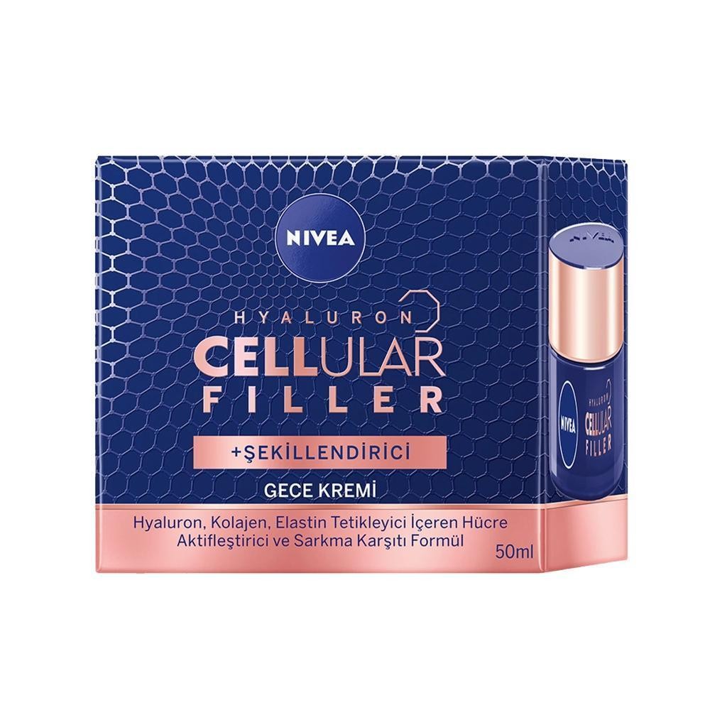 Nivea Hyaluron Cellular Filler +Şekillendirici Gece Kremi 50 ml