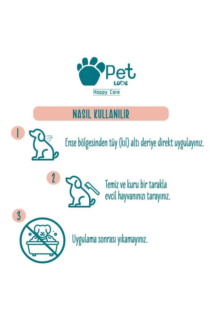 Pet Love Köpekler İçin Tüy & Deri Bakım Yağı 5x1 ml