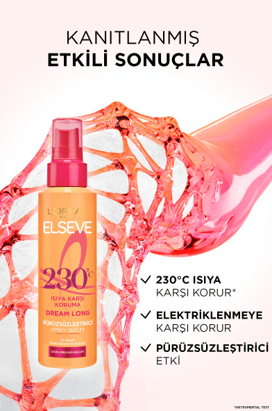 Loreal Paris Elseve Isı Koruyucu & Pürüzsüzleştirici Sprey Serum 150 ml