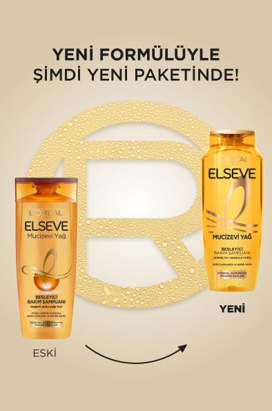 L'Oréal Paris Elseve Mucizevi Yağ Besleyici Bakım Şampuanı 300 ml