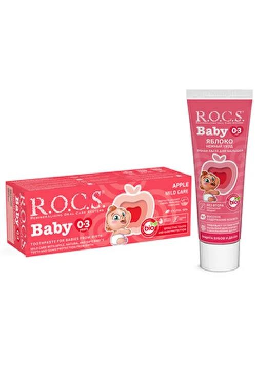 Rocs Baby 0-3 Yaş Elma Püresi Tadında Diş Macunu 35 ml 