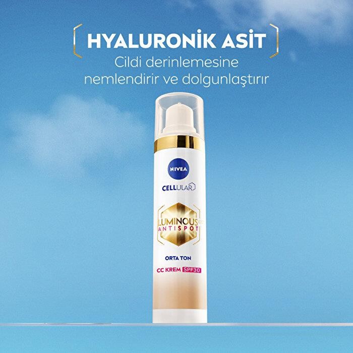 Nivea Luminous Leke Karşıtı CC Krem Orta Ton 40 ml 