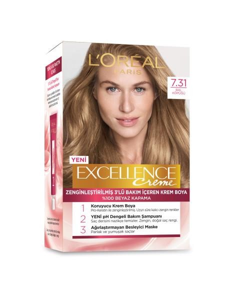 L’Oréal Paris Excellence Creme Saç Boyası - 7.31 Bal Köpüğü