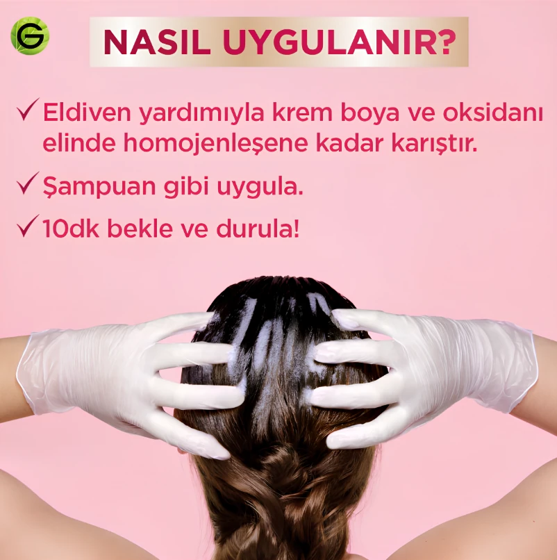 Garnier Color Shampoo Retouch Şampuan Kolaylığında Dip Boyası Brown 4.0