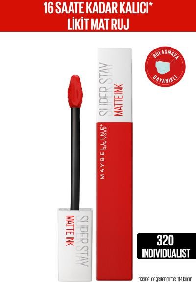 Maybelline New York Super Stay Matte Ink Likit Mat Ruj - 320 Individualist
