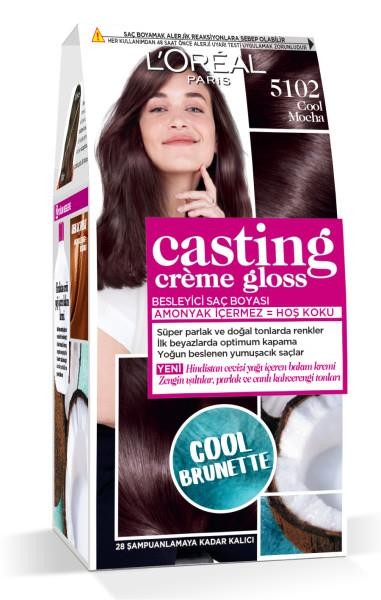 L’Oréal Paris Casting Crème Gloss Saç Boyası - 5102 Cool Mocha
