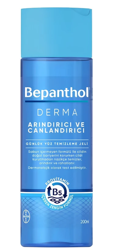 Bepanthol Derma Arındırıcı ve Canlandırıcı Yüz Temizleme Jeli 200 ml 