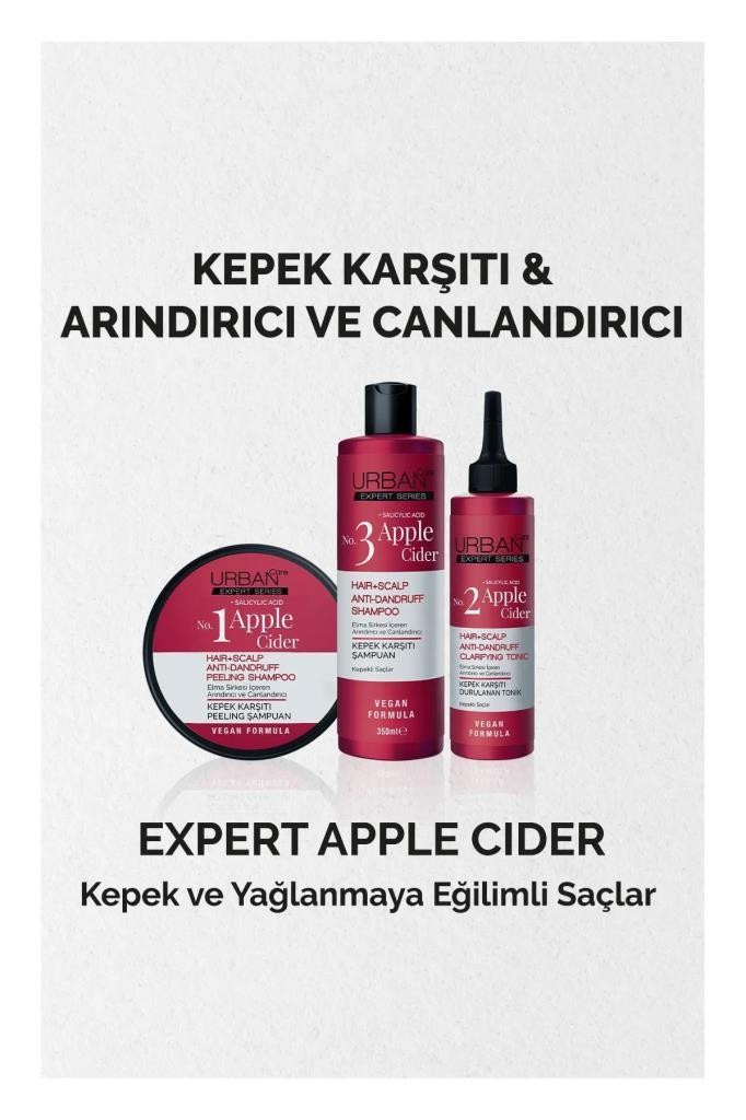 Urban Care No 1 Elmas Sirkesi İçeren Arındırıcı ve Canlandırıcı Kepek Karşıtı Peeling Şampuan 200 g