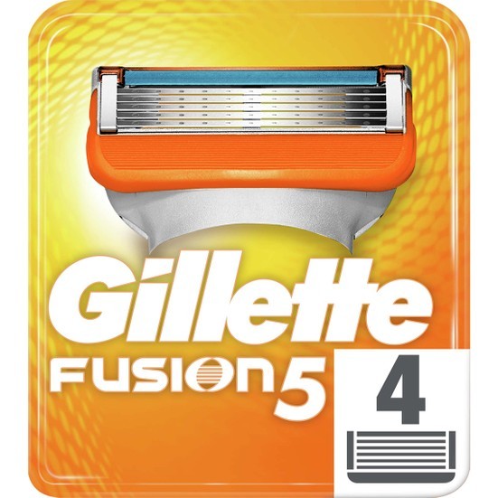 Gillette Fusion Yedek Bıçak 4'lü