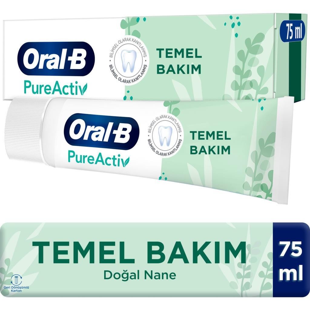 Oral-B Pure Activ Temel Bakım Diş Macunu 75 ml
