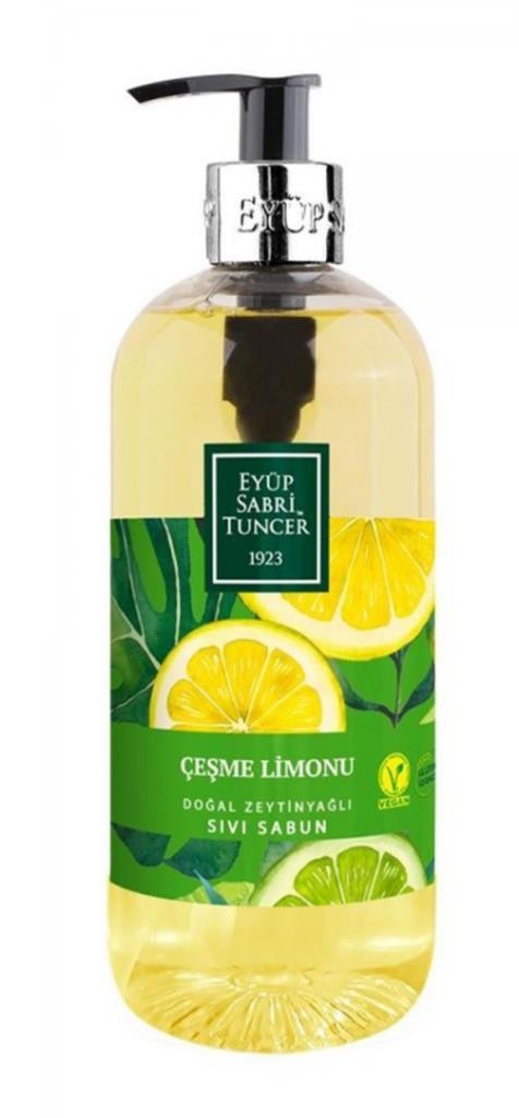 Eyüp Sabri Tuncer Doğal Zeytinyağlı Çeşme Limonu Sıvı Sabun 500 ml
