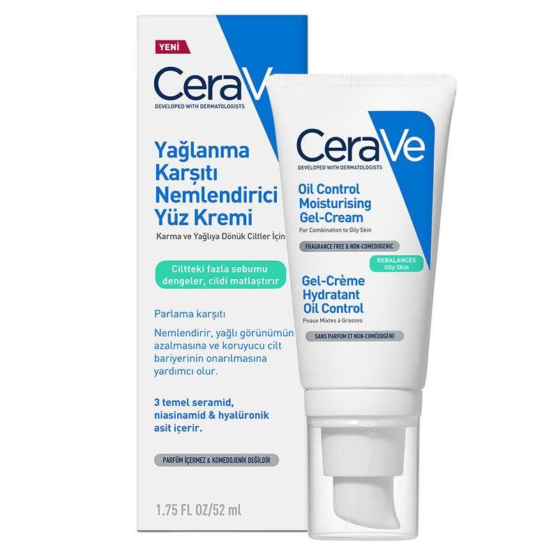 Cerave Yağlanma Karşıtı Nemlendirici Yüz Kremi 50 ml