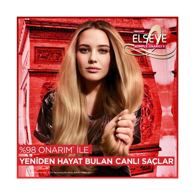 L'Oréal Paris Elseve Komple Onarıcı 5 Şampuan 390 ml + Bakım Kremi 390 ml Set