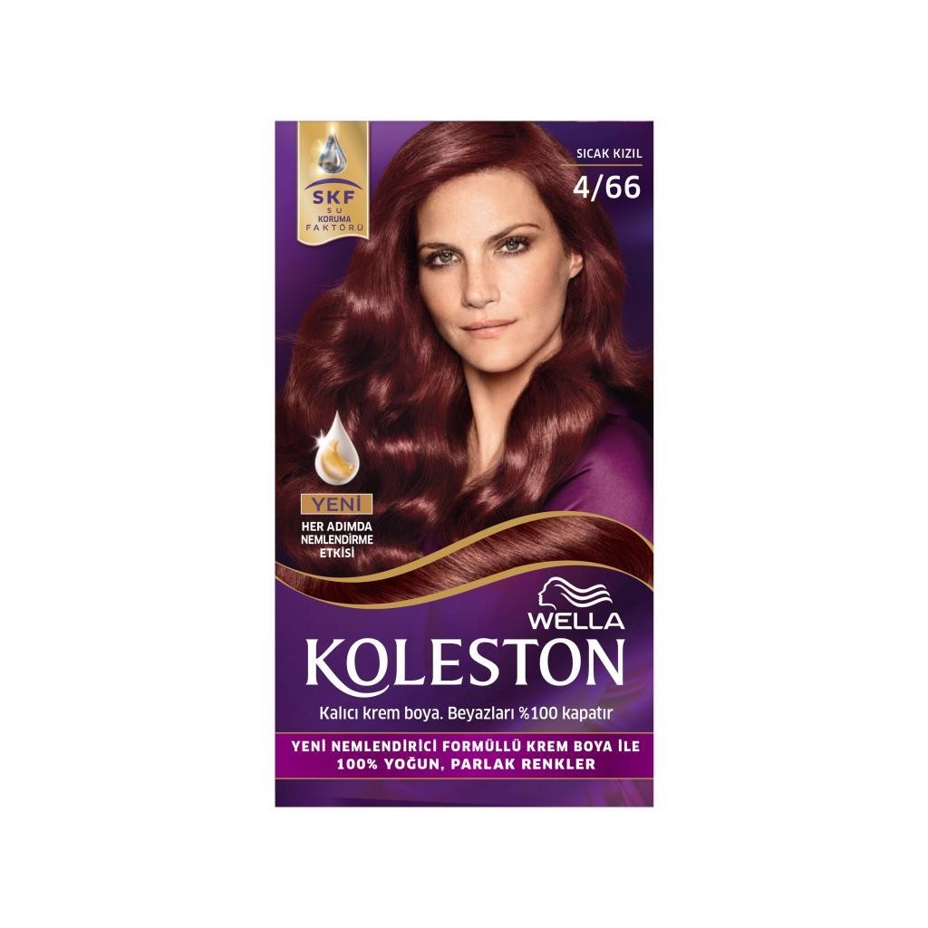 Koleston Set Krem Saç Boyası 4.66 Sıcak Kızıl