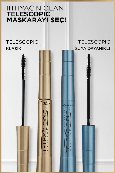 L'Oréal Paris Telescopic Suya Dayanıklı Maskara - Siyah