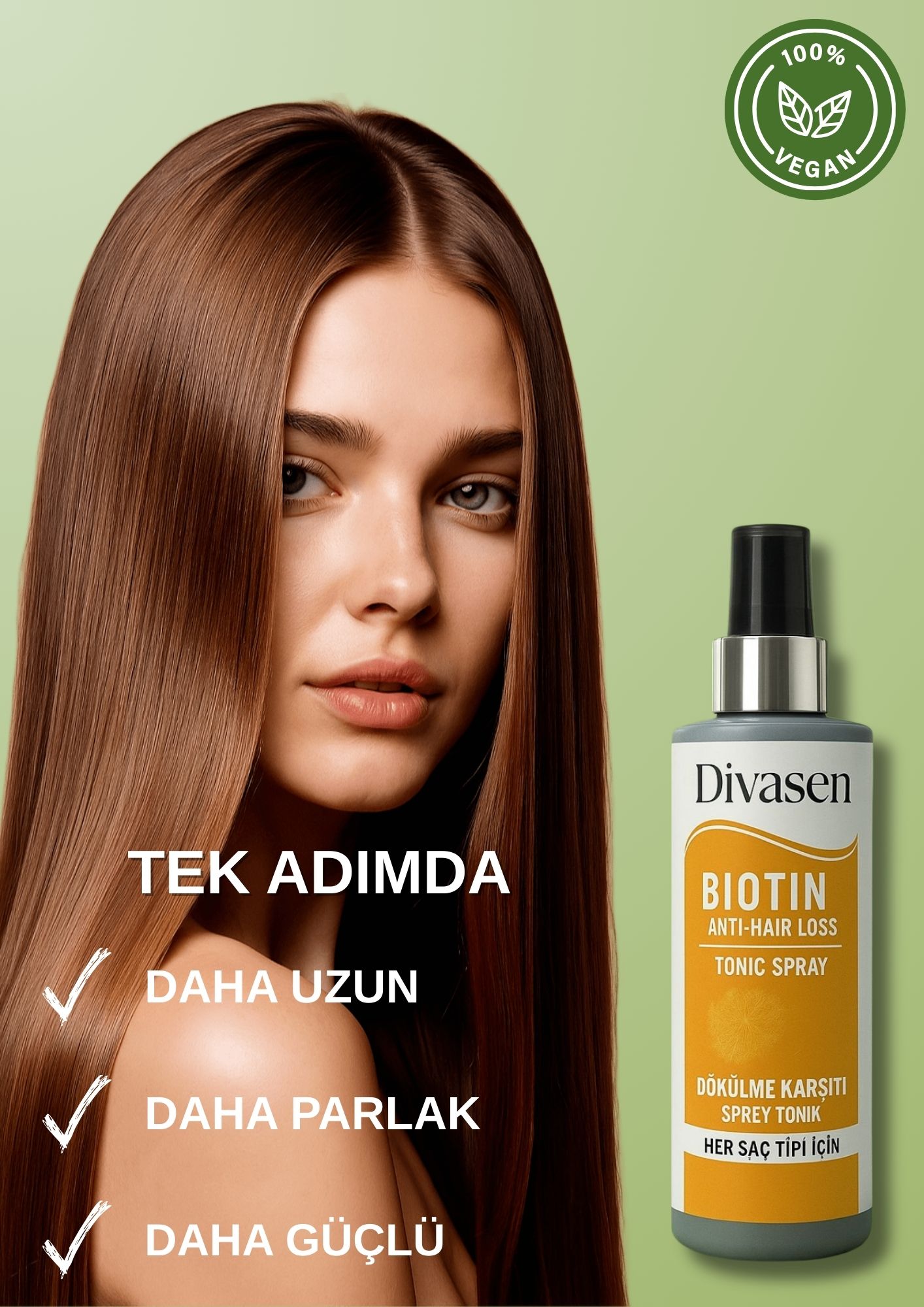 Divasen Dökülme Karşıtı Biotin Sprey Tonik 200 ml