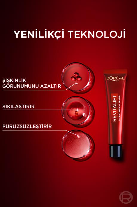 L'Oréal Paris Revitalift Lazer Eyebag Instant Eraser Göz Altı Torba Görünümüne Karşı Etkili Göz Kremi 15ml