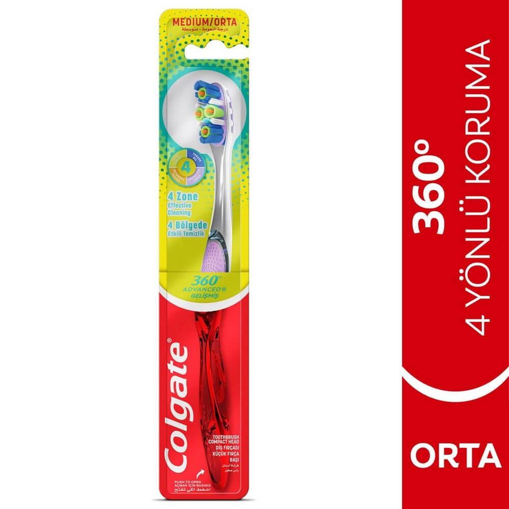 Colgate 360 Advanced 4 Yönlü Koruma Diş Fırçası - Orta