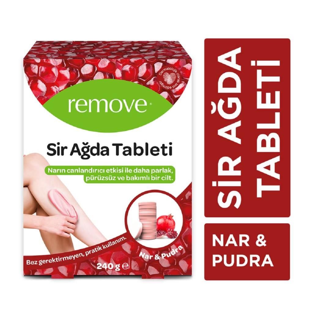 Remove Nar & Pudra Sir Ağda Tableti 240 gr