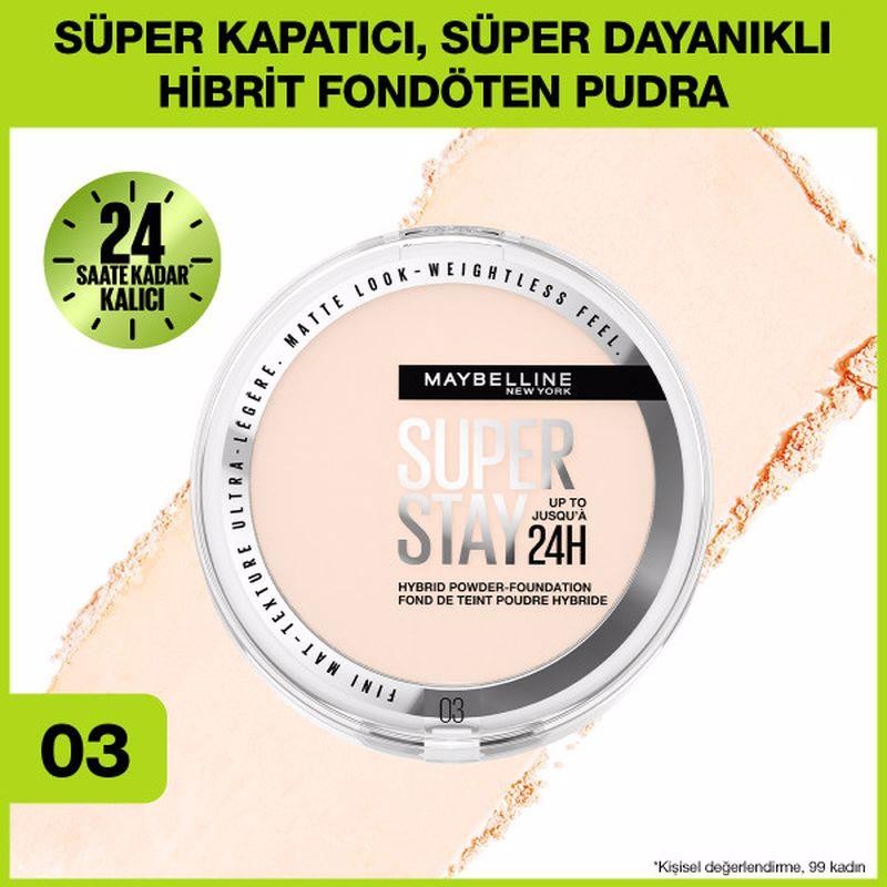 Maybelline New York Superstay Hibrit Pudra Fondöten - 03