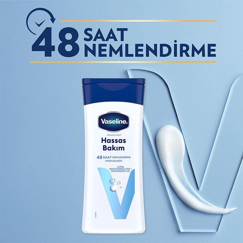 Vaseline Hassas Bakım Vücut Losyonu 200 ml 