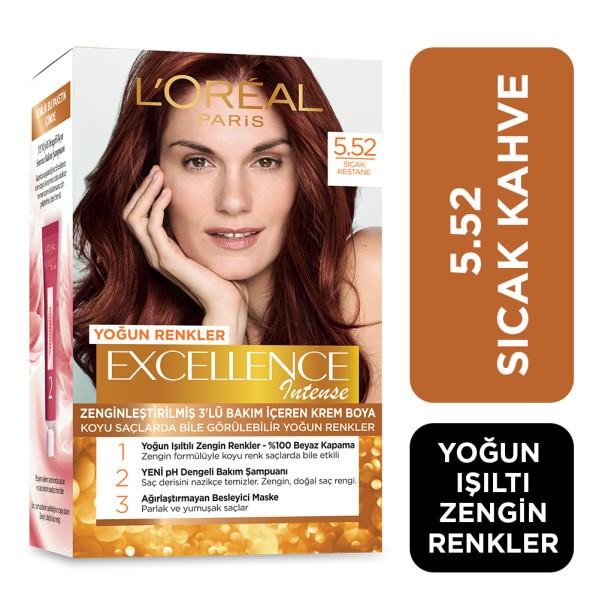 L’Oréal Paris Excellence Intense Saç Boyası - 5.52 Sıcak Kestane