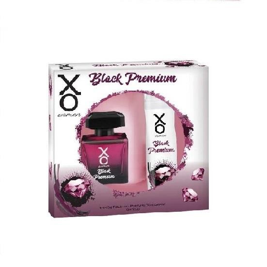 XO Black Premium Bayan Parfüm 100ml + Deo Spray 125ml