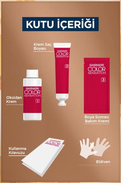 Garnier Çarpıcı Renkler HL1 Koyu Saçlar için Açı Kumral Açıcı Krem Saç Boyası