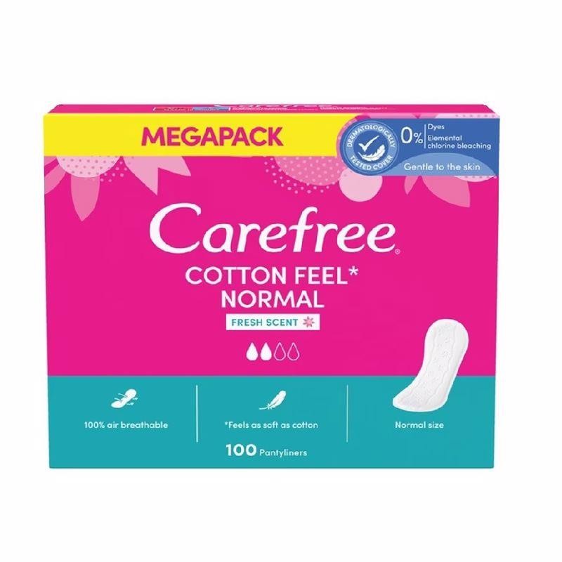 Carefree Cotton Feel Normal Parfümlü Günlük Ped 100'lü