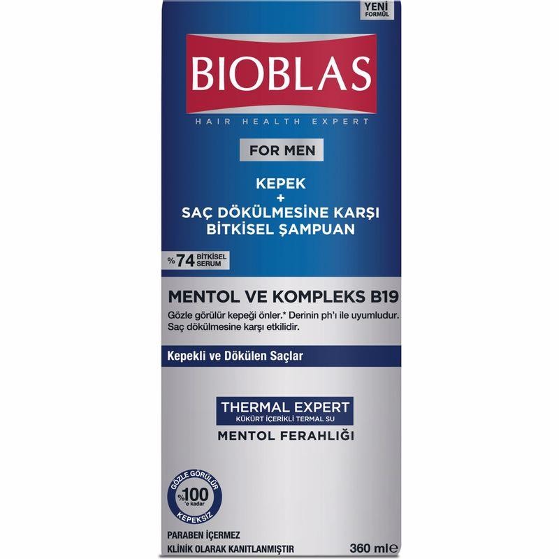 Bioblas For Men Thermal Expert Kepek ve Dökülmeye Karşıtı Şampuan 360 ml