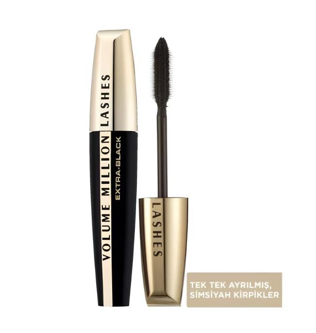 Loreal Paris Volume Million Lashes Extra Black Maskara - Siyah