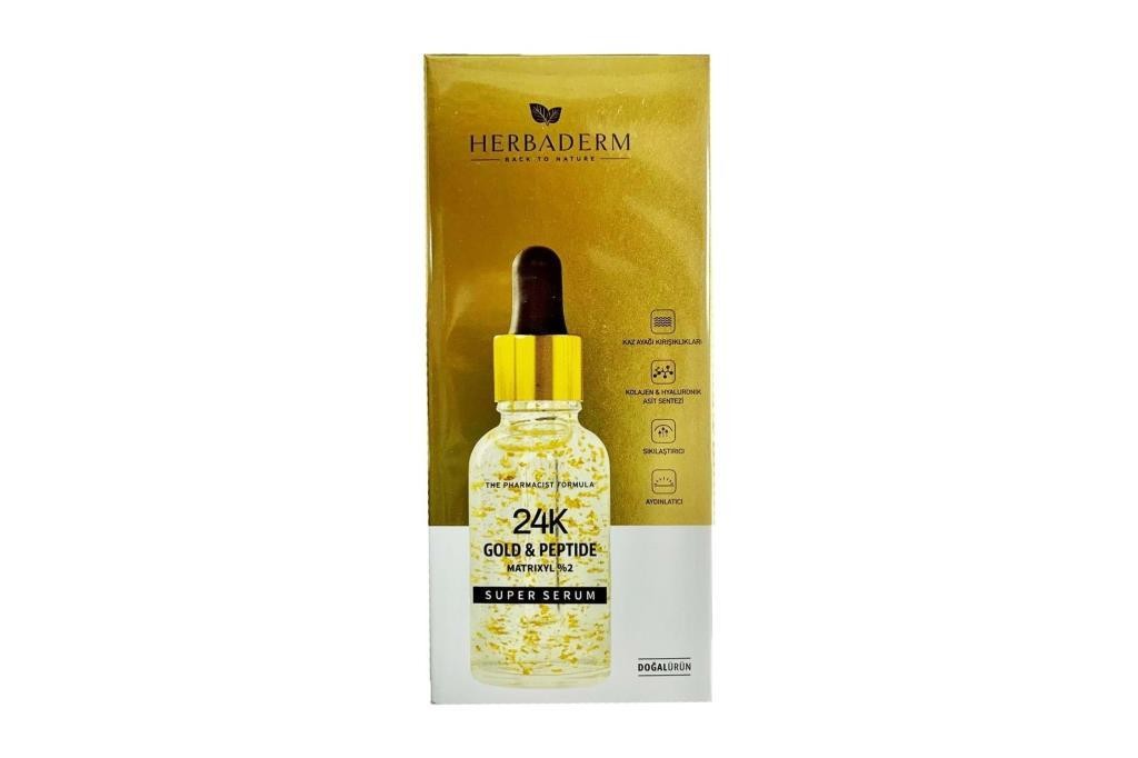 Herbaderm 24K Gold & Peptide Super Serum 30 ml