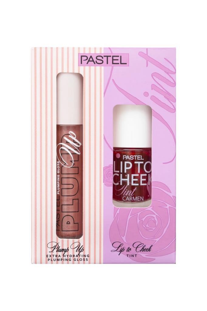 Pastel Plump Up Dolgunlaştıran Dudak Parlatıcısı 202 + Lip To Cheek Tint Carmen 