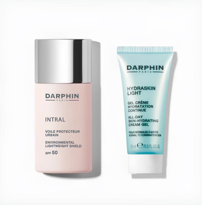 Darphin Intral Güneş Koruması SPF50 30 ml + Canlı Göz Çevresi 15 ml Seti