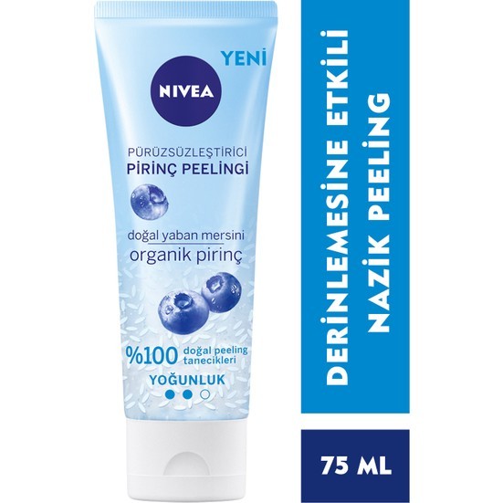 Nivea Organik Pürüzsüzleştirici Pirinç Peelingi 75 ml