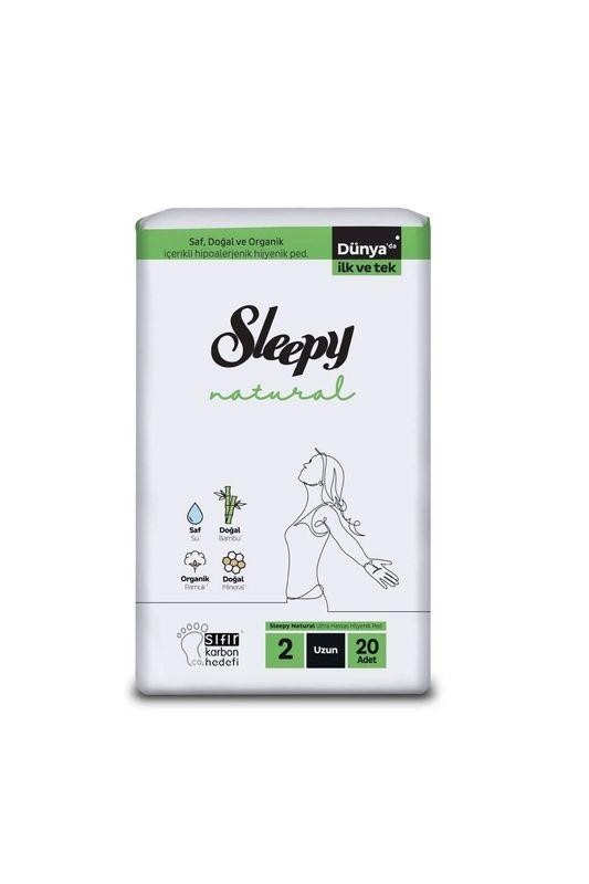 Sleepy Natural Ultra Hassas Hijyenik Ped Uzun 20'li