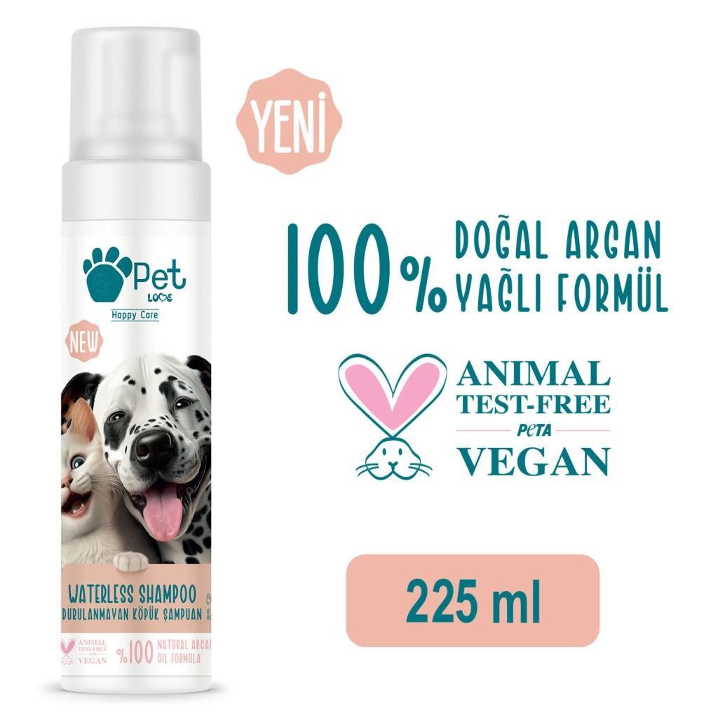 Pet Love Durulanmayan Köpük Şampuan Çilek 225 ml