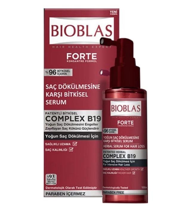 Bioblas Forte Complex B19 Saç Dökülmesine Karşı Bitkisel Serum 100 ml