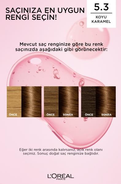 L'Oréal Paris Excellence Creme Saç Boyası 5.3 Koyu Karamel