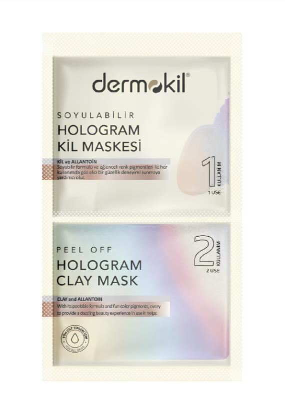 Dermokil Soyulabilir Hologram Maske 7,5 ml X2