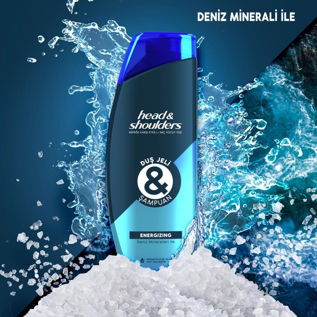 Head&Shoulders Energizing Duş Jeli ve Şampuan 360 ml