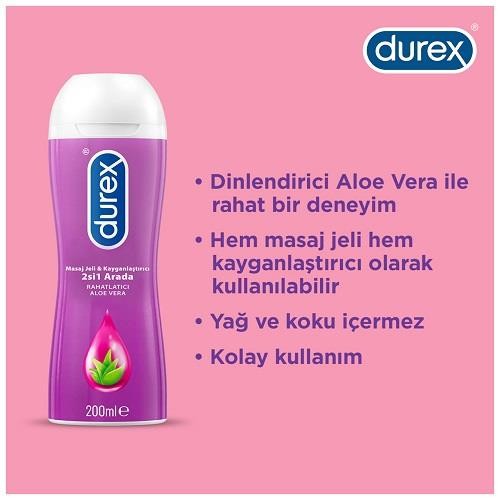 Durex Aloe Vera Kayganlaştırıcı & Masaj Jeli 200 ml