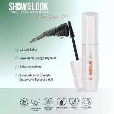 Show By Pastel Yılbaşı Özel Show Your Look 24H Volume Extra Black Maskara